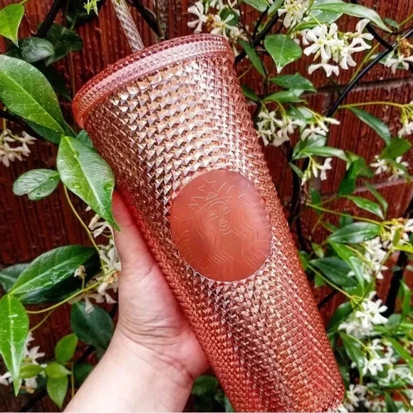 Rare 2019 Rose Gold Starbucks Tumbler - Picture 1 of 8
